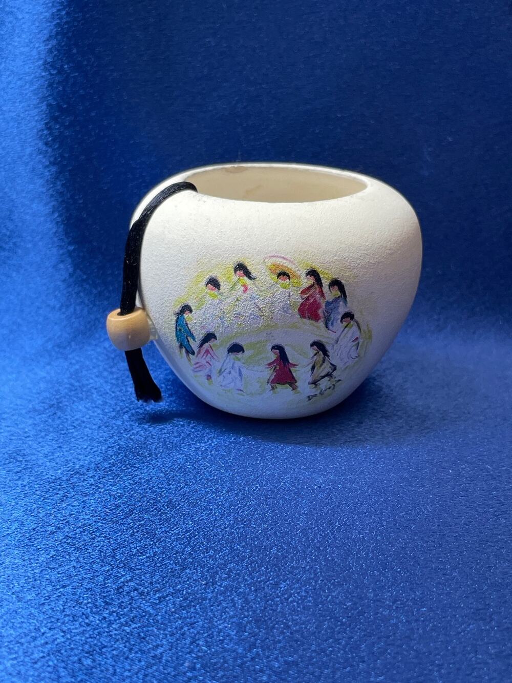 Vintage Ceramic Pot Los Ninos Signed by De Grazia